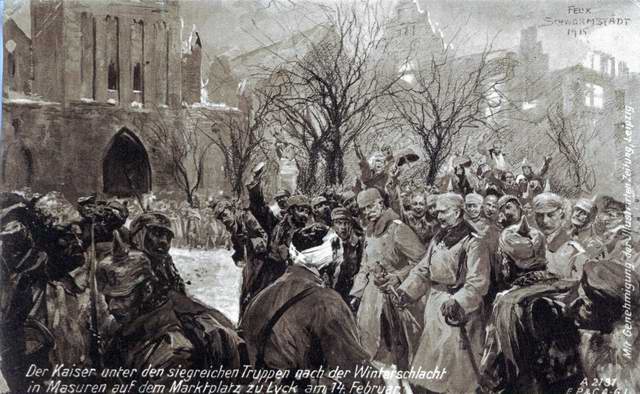 Lyck - Kaiser im Lyck 1915