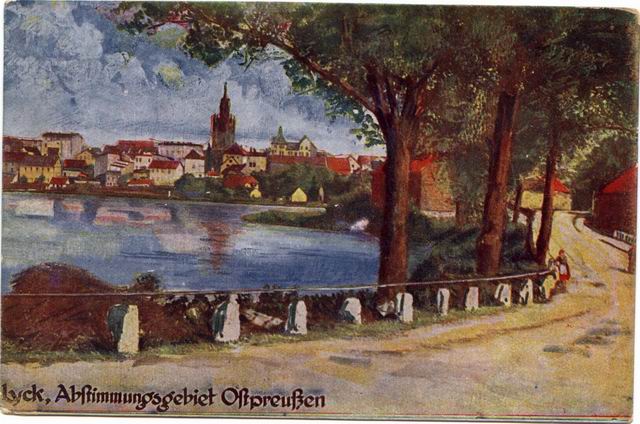 Lyck - Abstimmungsgebiet Ostpreu�en ca. 1920