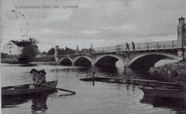 Lyck - Schlo�br�cke �ber den Lycksee