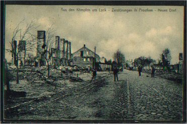 Lyck - Zerst�rungen in Prostken