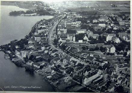 Lyck - Fliegeraufnahme 1942
