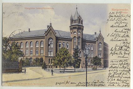 Marienwerder - K�nigliche Unteroffizierschule 1907
